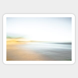 Beach in motion blur Sticker